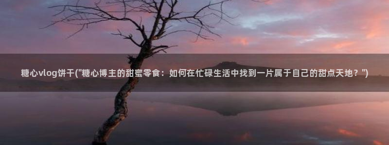 糖心vlog女模特：糖心vlog饼干(\